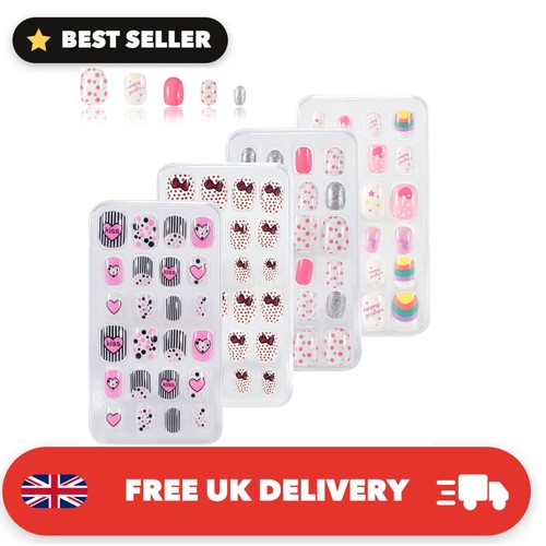 96pcs kids false nails - kids, press