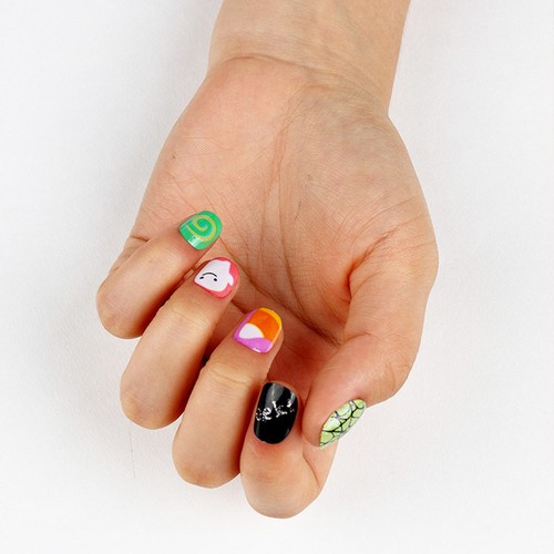 40pcs imitation cartoon - cartoon, nails