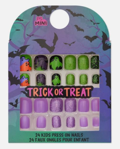 Trick treat false nails 24 - trick,