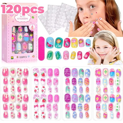 120pcs kids press nails - 120pcs,