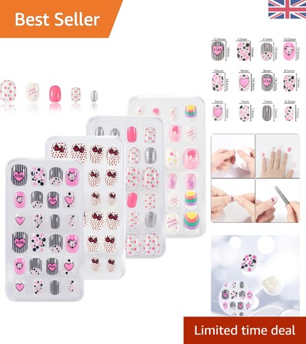 Pcs kids colorful pre glued - pcs,