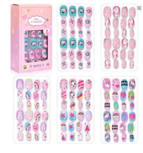 120pcs kids false nails - kids,