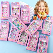 24Pcs/box Kids nails for Girl