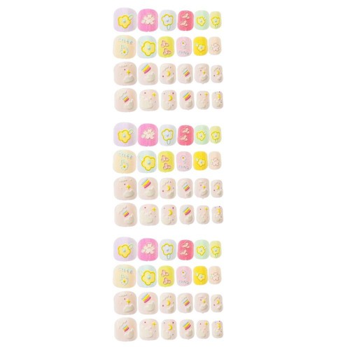 72pcs kids press nails - 72pcs, on
