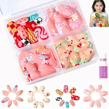 Kids Press On Nails – 96pcs