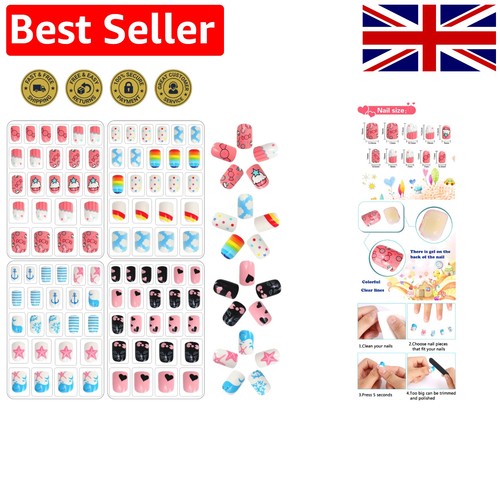 Pcs kids fake nails press - kids,
