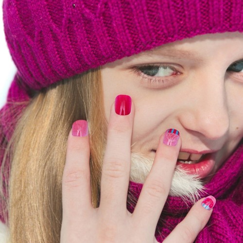 24pcs lovely artificial nails - lovely,