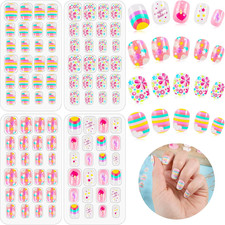 Medo 96 Pcs Kids False Nails