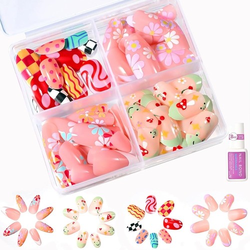 Kids press nails - on, 96pcs
