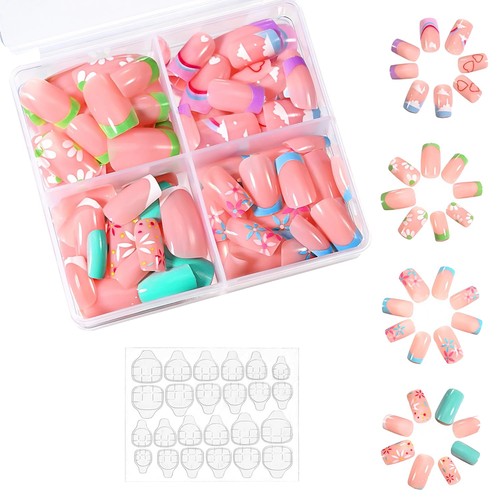 Pcs kids press nails - on,