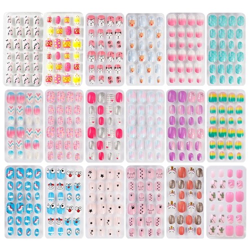 Press nails kids - on,