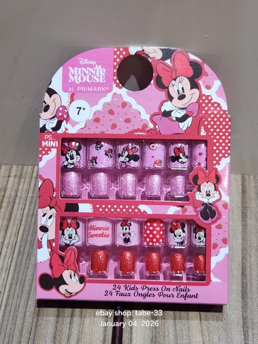 Girls minnie mouse false nails - minnie,