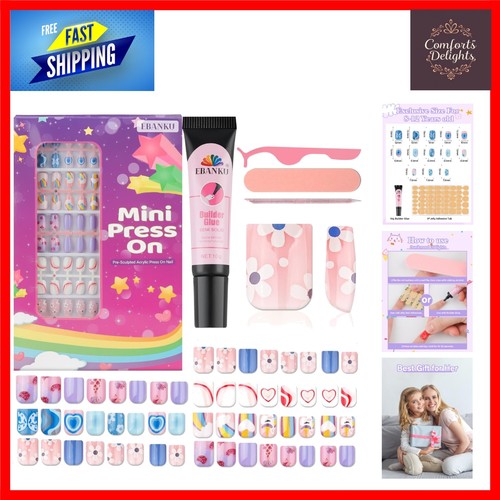 Sparkling kids fake nail - kids,
