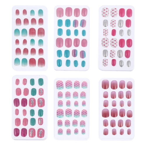 Boxes 144pcs kids fake nails - boxes,
