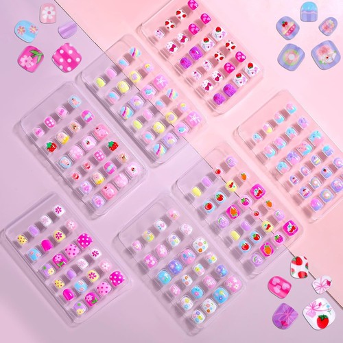 168pcs kids press - press, nails