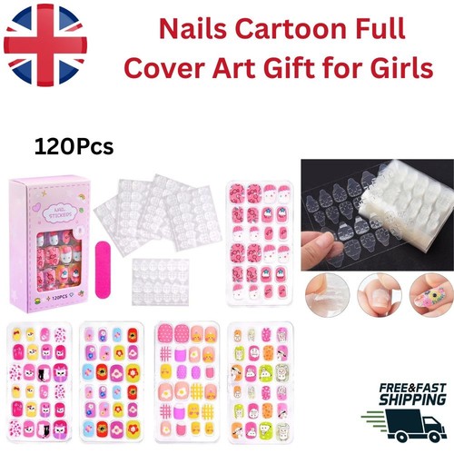 120pcs kids false nails press - 120pcs,